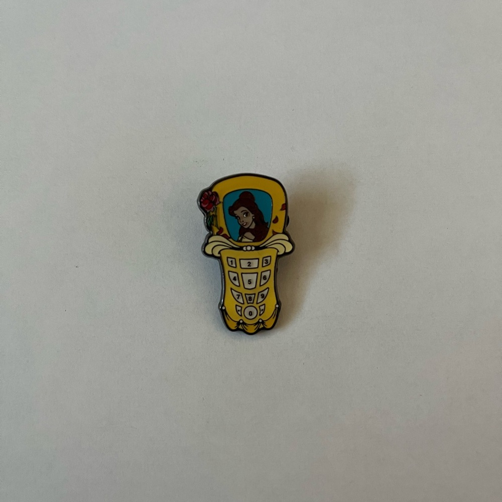 Loungefly Disney Princess Mystery Phone Enamel Pin Belle New